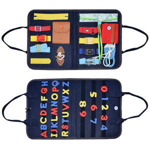 Planet Gates Kids Busy Board Buckle Montessori Toys Baby Learns Life Skills With Zipper Buttons Training Tool Childs Sensory Educational Game
