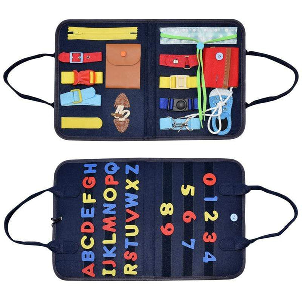 Planet Gates Kids Busy Board Buckle Montessori Toys Baby Learns Life Skills With Zipper Buttons Training Tool Childs Sensory Educational Game