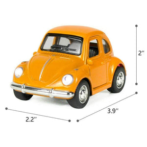 Planet Gates Kids Diecast Metal Simulation Model Car Toy Mini Pull Back Beetle Car Birthday Gifts for 3 4 5 6 Years Old Boys Girls Toddlers