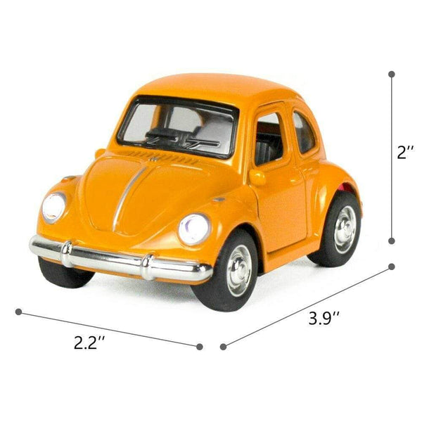 Planet Gates Kids Diecast Metal Simulation Model Car Toy Mini Pull Back Beetle Car Birthday Gifts for 3 4 5 6 Years Old Boys Girls Toddlers