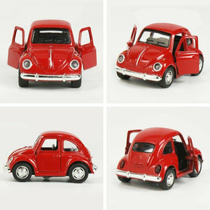 Planet Gates Kids Diecast Metal Simulation Model Car Toy Mini Pull Back Beetle Car Birthday Gifts for 3 4 5 6 Years Old Boys Girls Toddlers