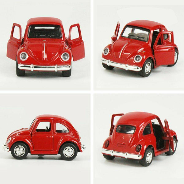 Planet Gates Kids Diecast Metal Simulation Model Car Toy Mini Pull Back Beetle Car Birthday Gifts for 3 4 5 6 Years Old Boys Girls Toddlers