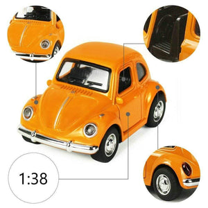 Planet Gates Kids Diecast Metal Simulation Model Car Toy Mini Pull Back Beetle Car Birthday Gifts for 3 4 5 6 Years Old Boys Girls Toddlers