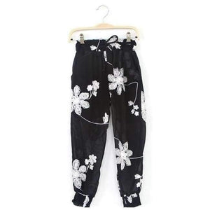 Planet Gates Kids Fashion Girls Clothing Sets 2 pcs White Lace Blouse Top & Black Flowers Pants Set for Teenage Girls Clothes Set