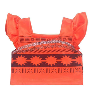 Planet Gates Kids Girl Princess Party Dress Moana Adventure Elsa Clothing Girls Dress Set with wig and Necklace baby Vaiana Cosplay Clothes