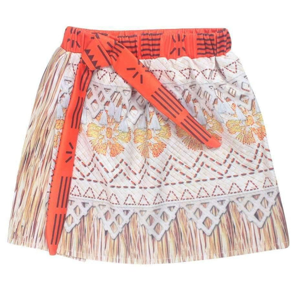 Planet Gates Kids Girl Princess Party Dress Moana Adventure Elsa Clothing Girls Dress Set with wig and Necklace baby Vaiana Cosplay Clothes