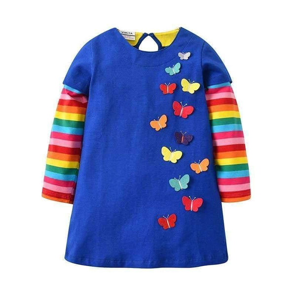 Planet Gates Kids Girls Dress Baby Children Toddler Princess Dress Vestidos Children's Clothing Girls Winter Dresses 2-8Y LH5805 MIX