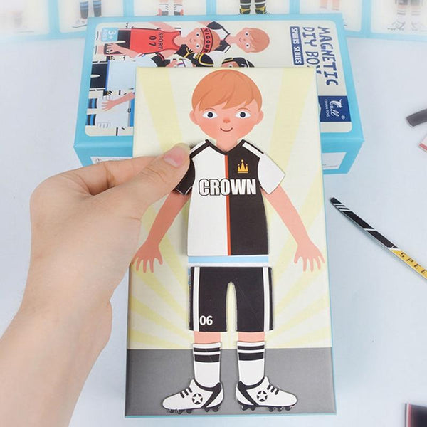 Planet Gates Kids Magnetic Human Body Cognitive DIY Puzzles Early Learning Educational Toy Montessori Funny Gift For Children Dressing Jigsaw