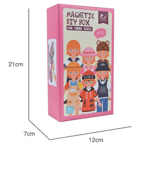 Planet Gates Kids Magnetic Human Body Cognitive DIY Puzzles Early Learning Educational Toy Montessori Funny Gift For Children Dressing Jigsaw