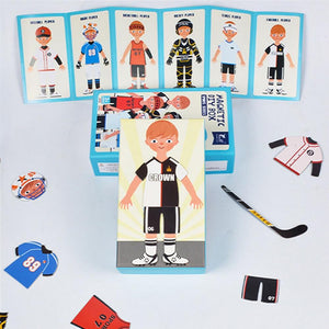 Planet Gates Kids Magnetic Human Body Cognitive DIY Puzzles Early Learning Educational Toy Montessori Funny Gift For Children Dressing Jigsaw