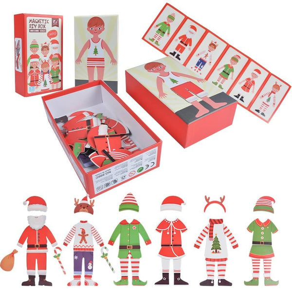 Planet Gates Kids Magnetic Human Body Cognitive DIY Puzzles Early Learning Educational Toy Montessori Funny Gift For Children Dressing Jigsaw