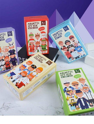 Planet Gates Kids Magnetic Human Body Cognitive DIY Puzzles Early Learning Educational Toy Montessori Funny Gift For Children Dressing Jigsaw