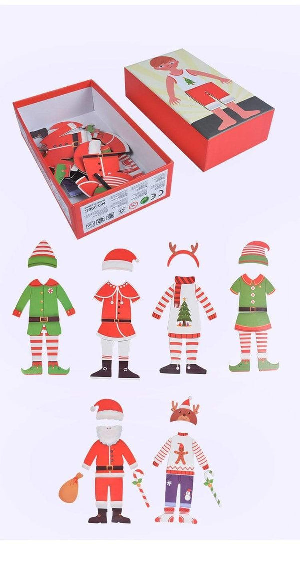 Planet Gates Kids Magnetic Human Body Cognitive DIY Puzzles Early Learning Educational Toy Montessori Funny Gift For Children Dressing Jigsaw