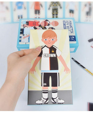 Planet Gates Kids Magnetic Human Body Cognitive DIY Puzzles Early Learning Educational Toy Montessori Funny Gift For Children Dressing Jigsaw