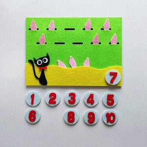 Planet Gates Kids Montessori Toys Materials Learning Toy DIY Weave Cloth Math Toy Digital Educational Toy for Children Preschool Teaching Aid