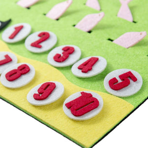 Planet Gates Kids Montessori Toys Materials Learning Toy DIY Weave Cloth Math Toy Digital Educational Toy for Children Preschool Teaching Aid