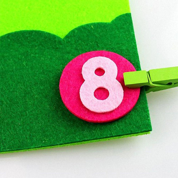 Planet Gates Kids Montessori Toys Materials Learning Toy DIY Weave Cloth Math Toy Digital Educational Toy for Children Preschool Teaching Aid