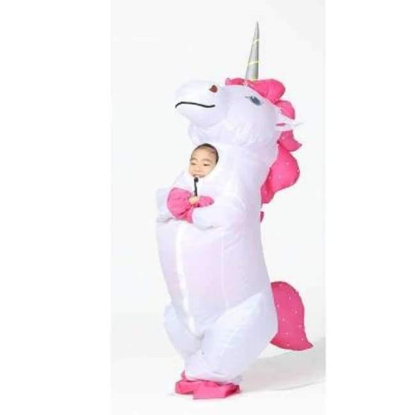 Planet Gates Kids Pink Pony / Halloween Unicorn Inflatable Unicorn Costumes Carnaval Princess Outfit Purim Party Fancy Dress Halloween Costumes for Kids Women Men Adult