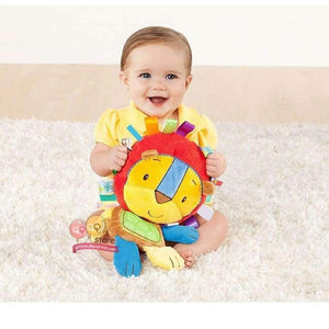 Planet Gates Kids Plush Baby Rattle Stuffed Animal Cat Developing Educational Learning Toys Gift for Toddler Children 0-12 month