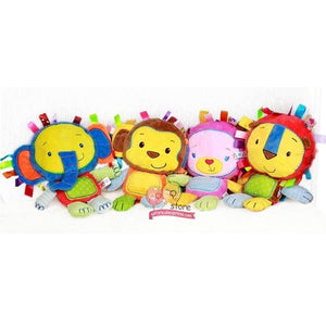 Planet Gates Kids Plush Baby Rattle Stuffed Animal Cat Developing Educational Learning Toys Gift for Toddler Children 0-12 month