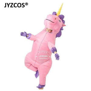Planet Gates Kids Rider Unicorn / Halloween Unicorn Inflatable Unicorn Costumes Carnaval Princess Outfit Purim Party Fancy Dress Halloween Costumes for Kids Women Men Adult