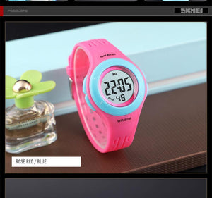 Planet Gates Kids Watch LED Sport Style Children Watches Boy Girl Fashion Digital Watch 5Bar Waterproof Watch montre enfant 1455