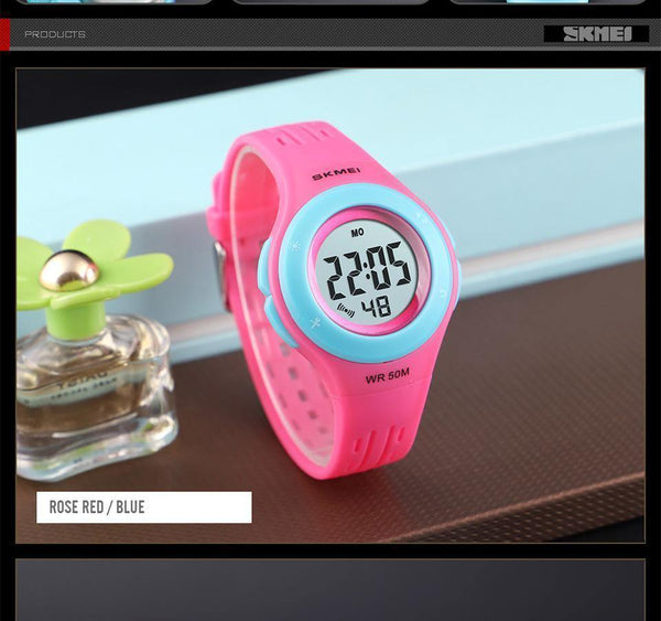 Planet Gates Kids Watch LED Sport Style Children Watches Boy Girl Fashion Digital Watch 5Bar Waterproof Watch montre enfant 1455