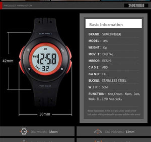 Planet Gates Kids Watch LED Sport Style Children Watches Boy Girl Fashion Digital Watch 5Bar Waterproof Watch montre enfant 1455