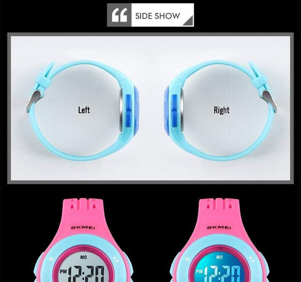 Planet Gates Kids Watch LED Sport Style Children Watches Boy Girl Fashion Digital Watch 5Bar Waterproof Watch montre enfant 1455