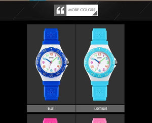 Planet Gates Kids Watches Outdoor Sports Wristwtatch Boys Girls Waterproof PU Wristband Quartz Children Watches 1483 reloj