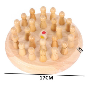 Planet Gates Kids Wooden Memory Match Stick Chess Game Fun Block Board Game Educational Color Cognitive Ability Toy For Children