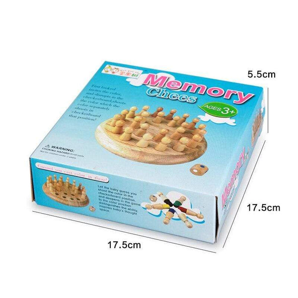 Planet Gates Kids Wooden Memory Match Stick Chess Game Fun Block Board Game Educational Color Cognitive Ability Toy For Children