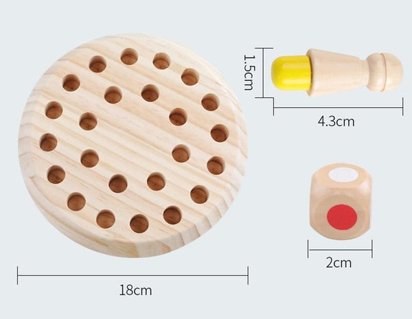 Planet Gates Kids Wooden Toy Puzzles Color Memory Chess Match Game Intellectual Children Party Board Games Baby Educational Learning Toys