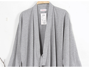 Planet Gates Kimono Pajamas set Men Sleep Spring Autumn Knitted 100% Cotton Lounge clothing Mens Sleep Kimono