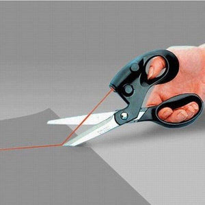 Planet Gates KindsGoods Household Sewing Laser Scissors Cuts Straight Fast Accuracy Laser Guided Shears
