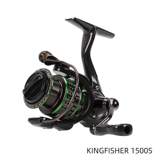 Planet Gates Kingfisher 1500S 162g Ultralight Spinning Fishing Reel Kingfisher 800 1000 1500S 1500 Profession Bait Finesse System Trout Ajing Wheel