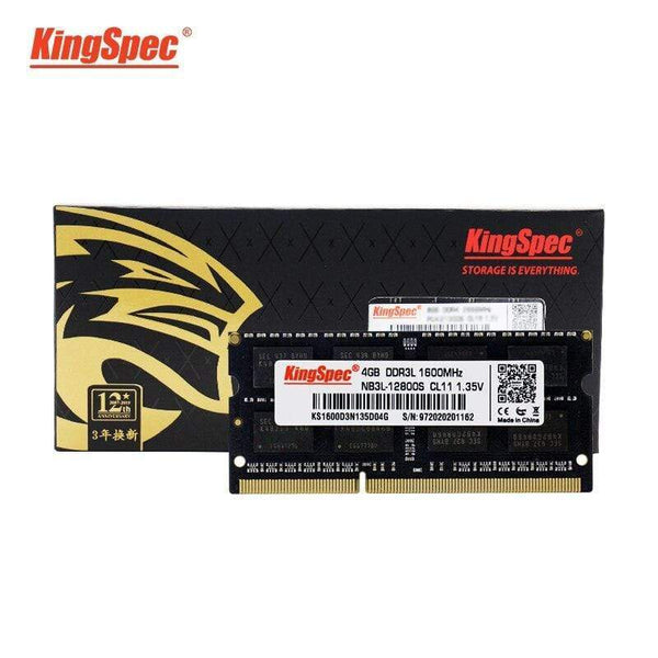 Planet Gates KingSpec ddr3 Memoria  RAM 8GB 4GB 21600mhz Sodimm 204 Pin For Intel Laptop Ddr3L 1.35V  4gb 8gb Notebook Computer accessories