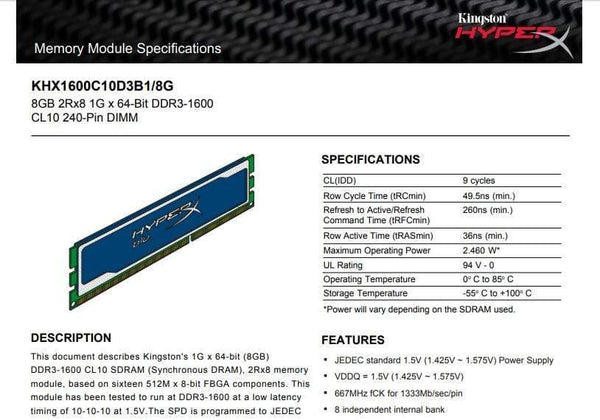 Planet Gates Kingston HyperX ram memory DDR3 8GB 4GB 1600MHz  1866MHz RAM ddr3 8 gb  PC3-12800 desktop memory for gaming DIMM
