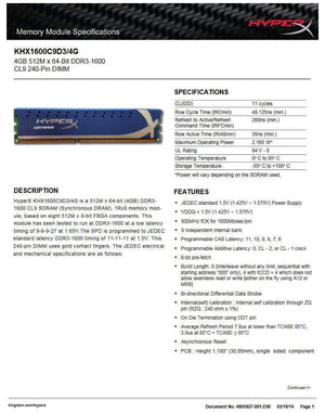 Planet Gates Kingston HyperX ram memory DDR3 8GB 4GB 1600MHz  1866MHz RAM ddr3 8 gb  PC3-12800 desktop memory for gaming DIMM