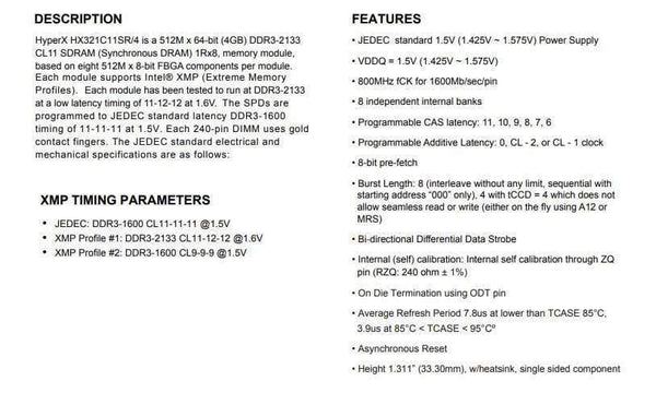 Planet Gates Kingston HyperX Savage Memory RAM DDR3 4G 8G 1600MHz 1866MHz 2133MHz 2400MHz 4GB 8GB   1.5v pc3-12800 240-Pin DIMM For desktop