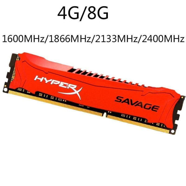 Planet Gates Kingston HyperX Savage Memory RAM DDR3 4G 8G 1600MHz 1866MHz 2133MHz 2400MHz 4GB 8GB   1.5v pc3-12800 240-Pin DIMM For desktop