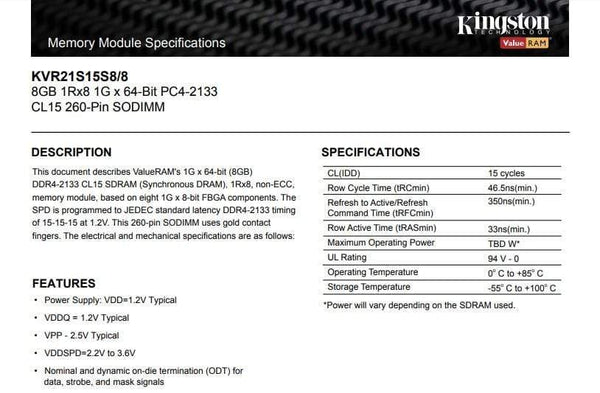 Planet Gates Kingston Memory RAM DDR4  4GB 8GB 16GB 32GB 2133MHz 2400MHz 2666MHz PC4-19200S 4 gb 8 gb 16 gb 32 gb 260Pin 8GB for Laptop RAM