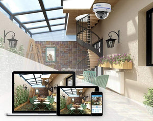 Planet Gates Kit Security Camera System 2.0MP HD Dome CCTV POE Camera IR Night Vision Video Surveillance Set