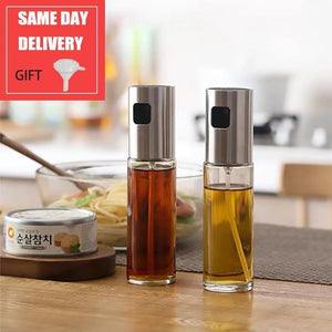 Kitchen Baking Oil Cook Oil Spray Empty Bottle Vinegar Bottle Oil Dispenser Cooking Tool Salad BBQ Cooking Glass  Oil sprayer