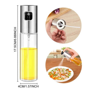 Kitchen Baking Oil Cook Oil Spray Empty Bottle Vinegar Bottle Oil Dispenser Cooking Tool Salad BBQ Cooking Glass  Oil sprayer
