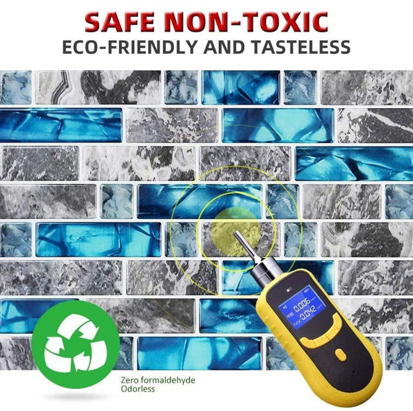 Kitchen Bathroom 3D Waterproof Self Adhesive Mosaic Wall Decal Cabinet Sticker Peel and Stick Backsplash Vinyl Tiles