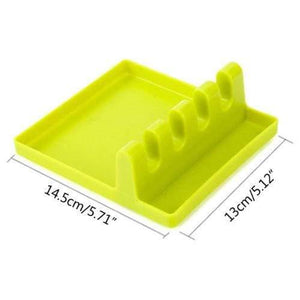 Kitchen Cooking Utensil Holder Silicone Utensil Rest Spoon Rest Utensil Spatula Holder Heat Resistant Cooking Tool Drop Ship