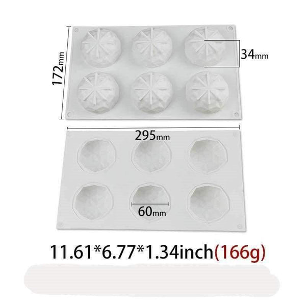 Planet Gates Kitchen Dining & Bar 1 Diamond Silicone Cake Mold For Mousses Silicone Chiffon Cakes Mold Baking Pan Decorating Accessories Bakeware Tools DIY