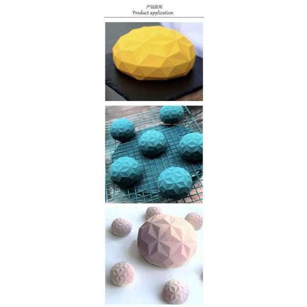 Planet Gates Kitchen Dining & Bar 1 Diamond Silicone Cake Mold For Mousses Silicone Chiffon Cakes Mold Baking Pan Decorating Accessories Bakeware Tools DIY