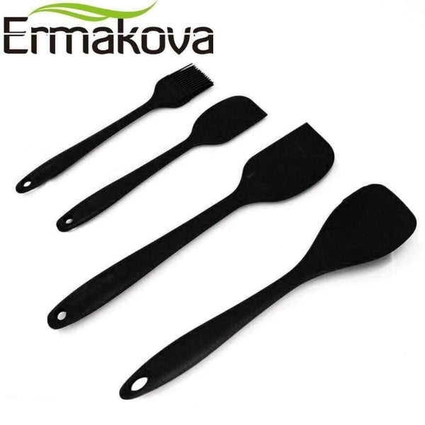 Planet Gates Kitchen Dining & Bar 10 Pcs/Set Silicone Kitchen Utensils Set Heat Resistant Non-Stick Cooking Utensil Set Silicone Kitchen Tools Set